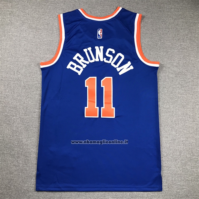 Maglia New York Knicks Jalen Brunson #11 Icon 2022-23 Blu